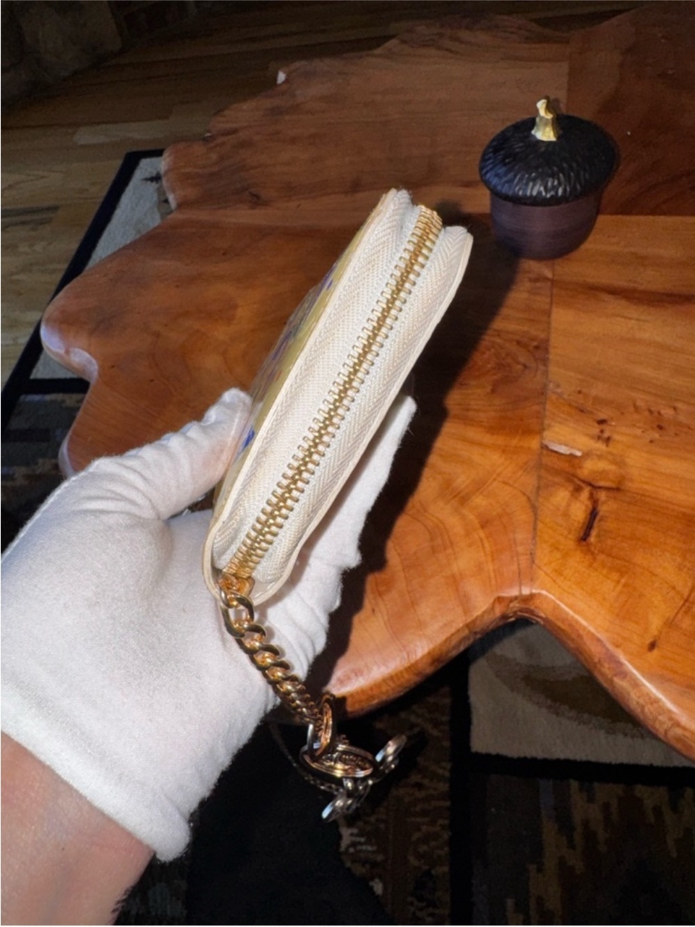 Louis Vuitton monogram, yellow, vintage zippy wallet - Picture 4 of 14